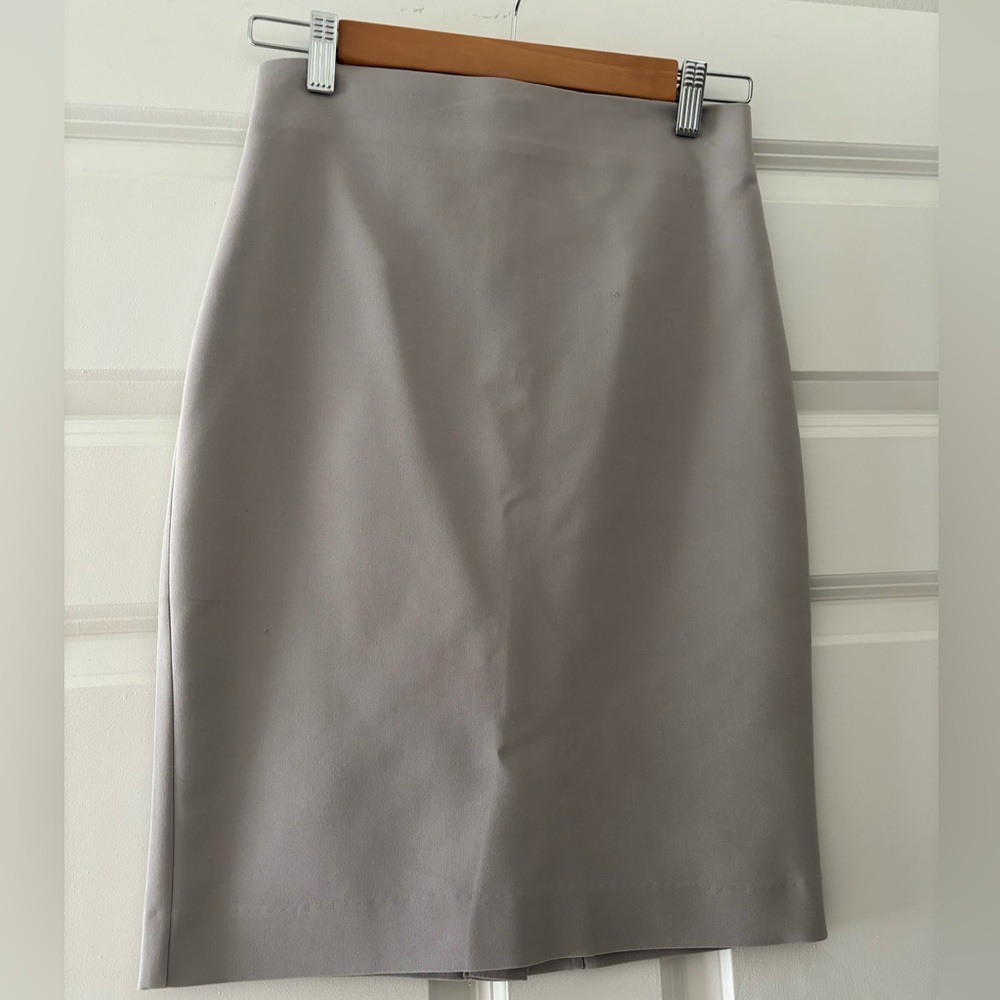 Elegant Gray Women's Pencil Skirt